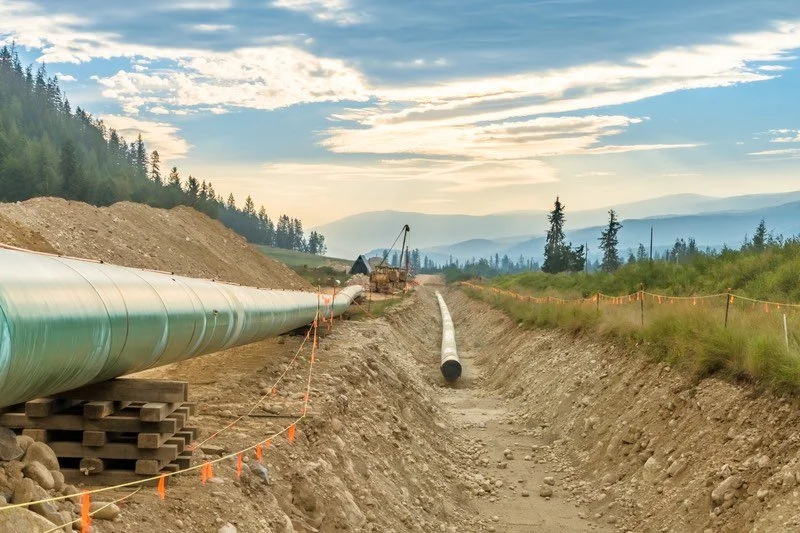 Pipeline construction project