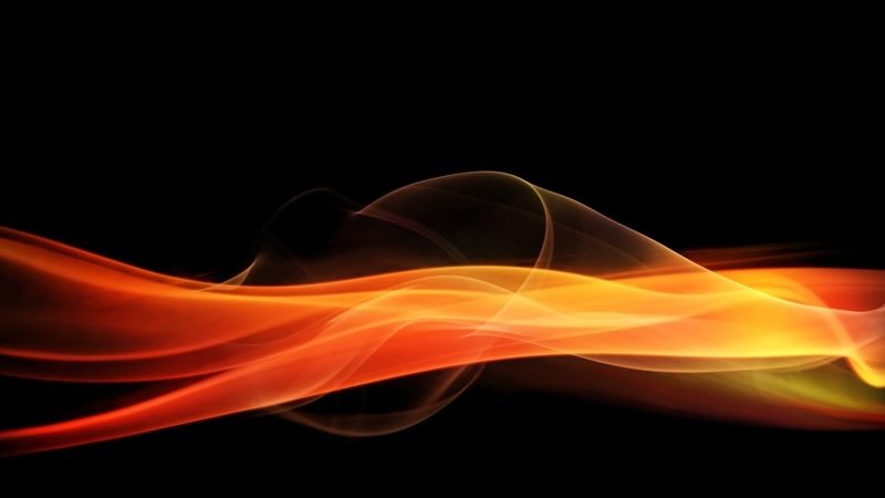 Black background with red energy concept