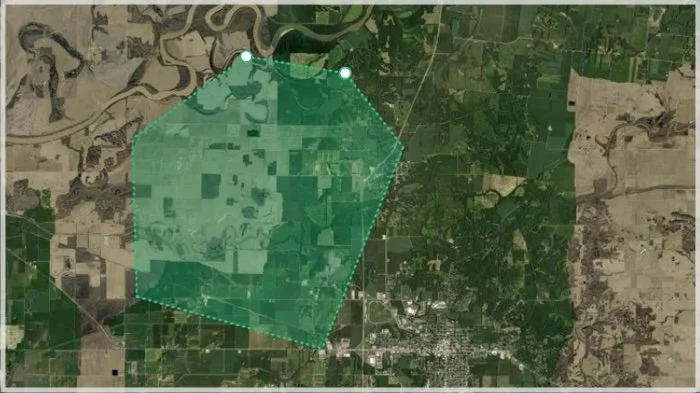 Map selection in LandScout