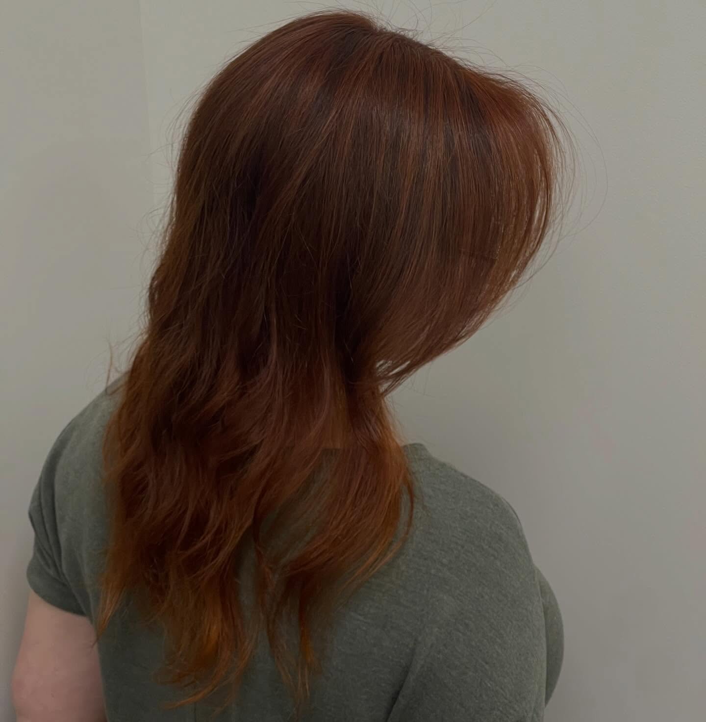 i&rsquo;ve been dreaming about this day #copperhair #emberandshears #blainestylist #twincitiessalon #dimensionalcopper