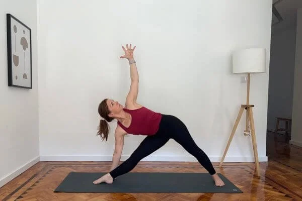 dr trish corley in Triangle Aiming for Neutral Spine Position/ No Sidebending