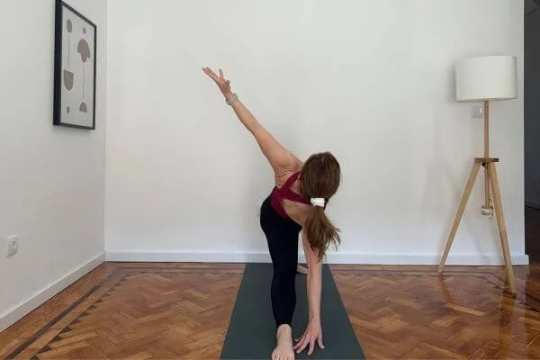 dr trish corley in Triangle with a twist in the spine