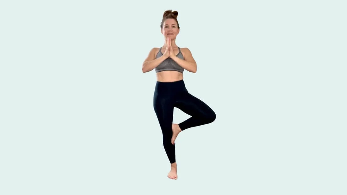 Put Your Foot on Your Knee in Tree Pose