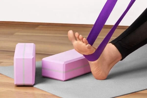 yoga props that could be used to help students with injuries