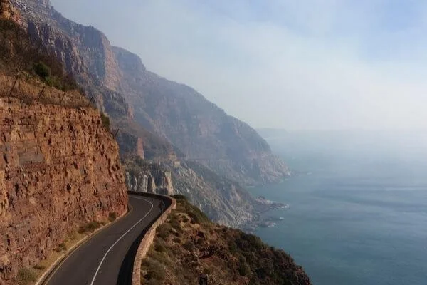 windy cliff side road for yoga anatomy school
