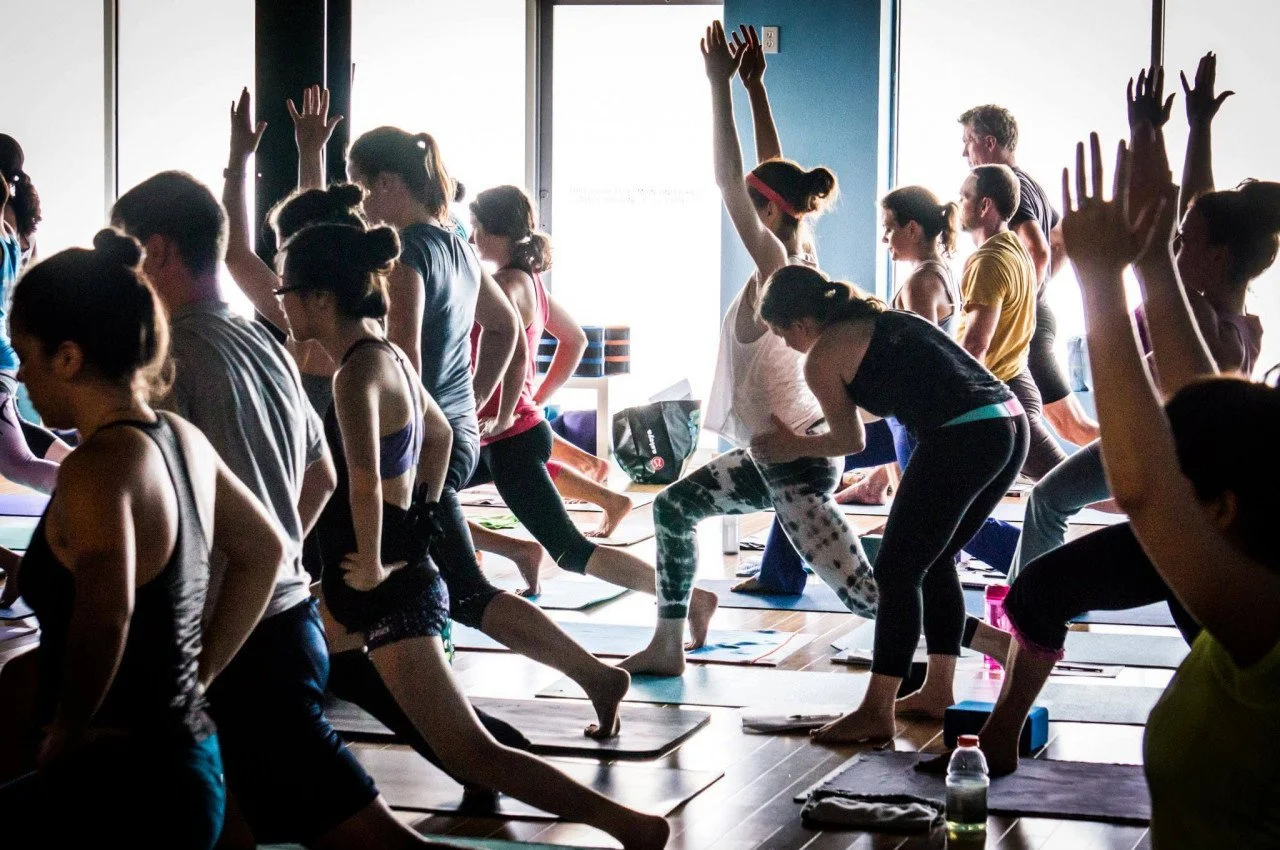 Trish Corley Teaching Yoga Alignment in yoga teacher training