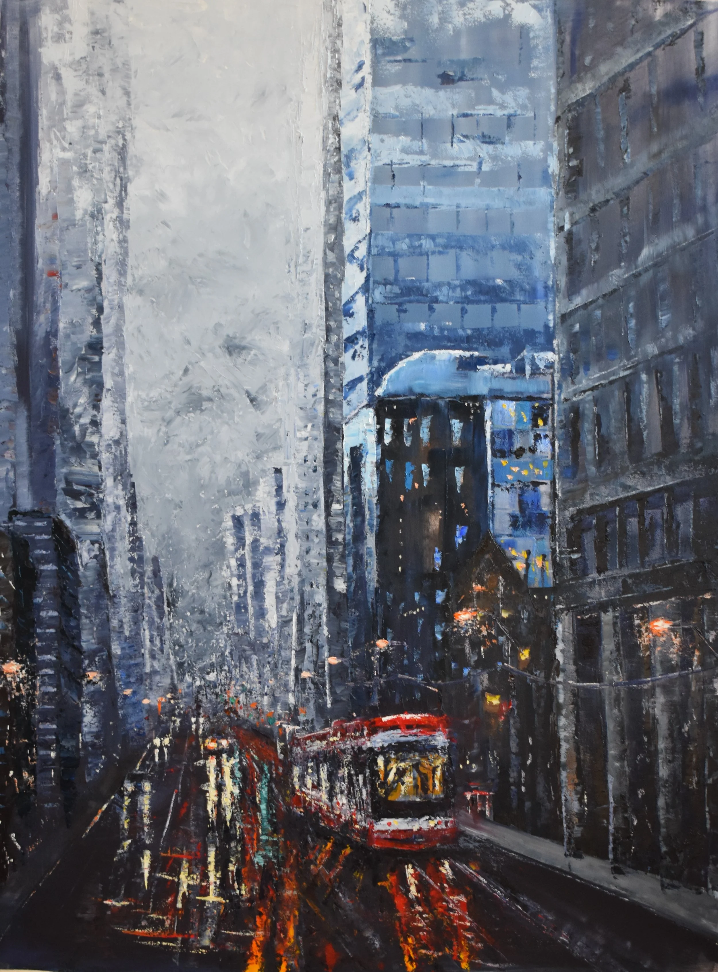 Toronto Rainy Night – Street Car Edition