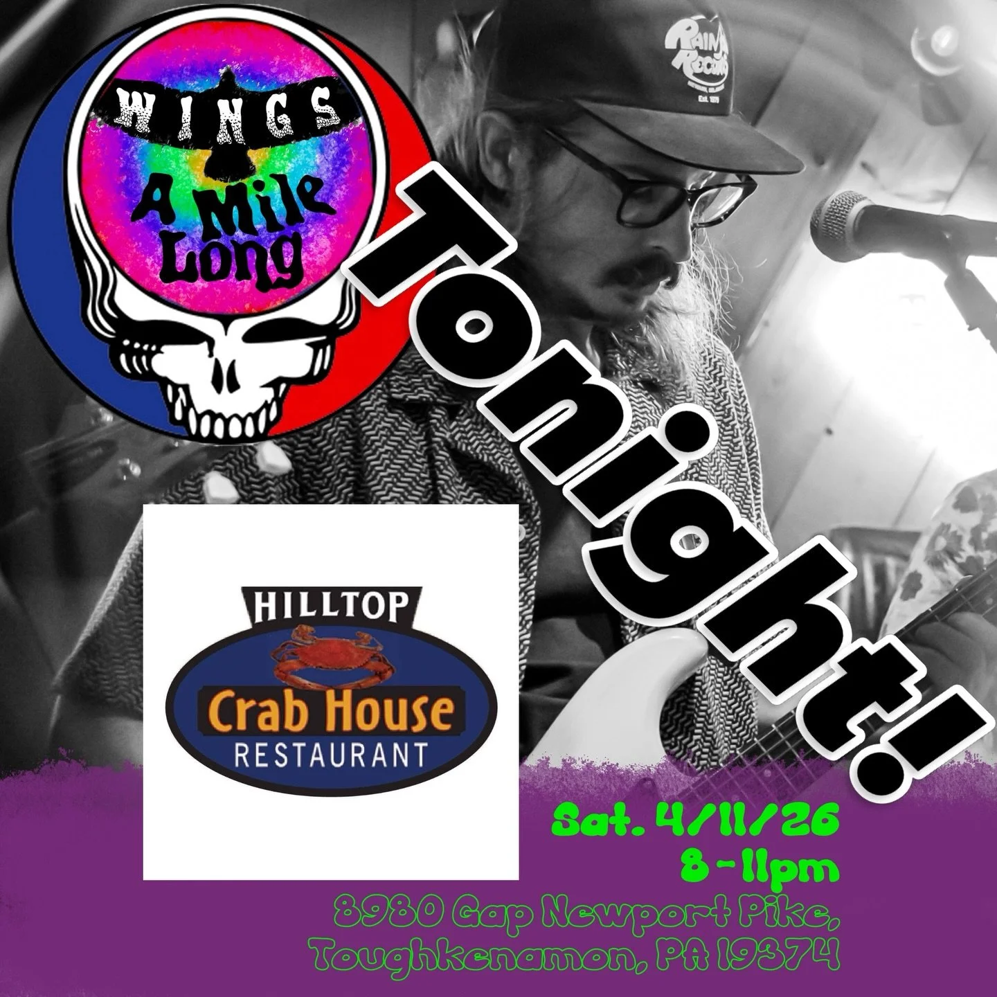 Tonight 8-11pm at Hilltop!