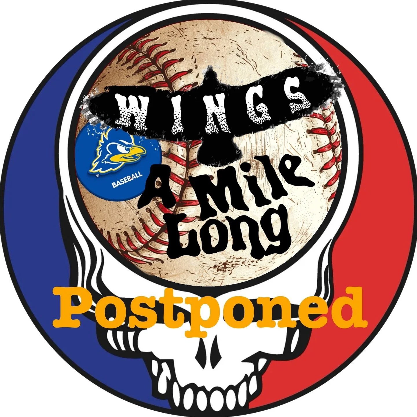 Our performance at the University of Delaware baseball game tomorrow has been postponed. The university is unsure of weather and doesn&rsquo;t want to take any chances which we appreciate, while we are bummed not to share the music tomorrow, we will 