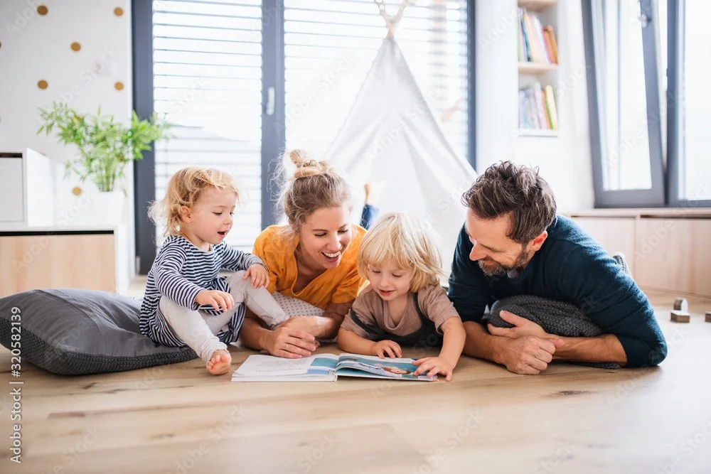 Family enjoying time together