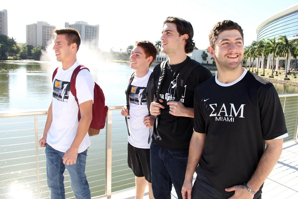 Undergraduate members on campus