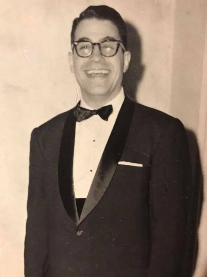 Bill Schwartz in tux when he was younger
