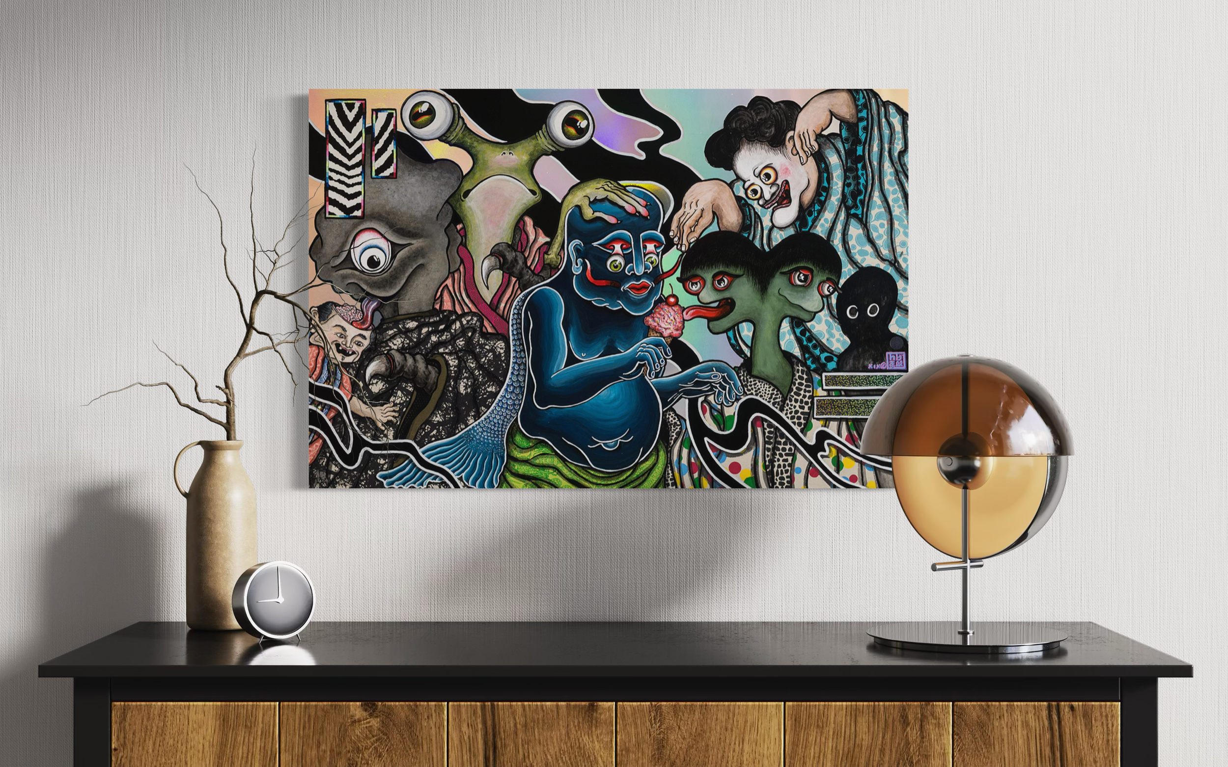 Yokai Ice Cream Social Interior | Henry Daniel Bell