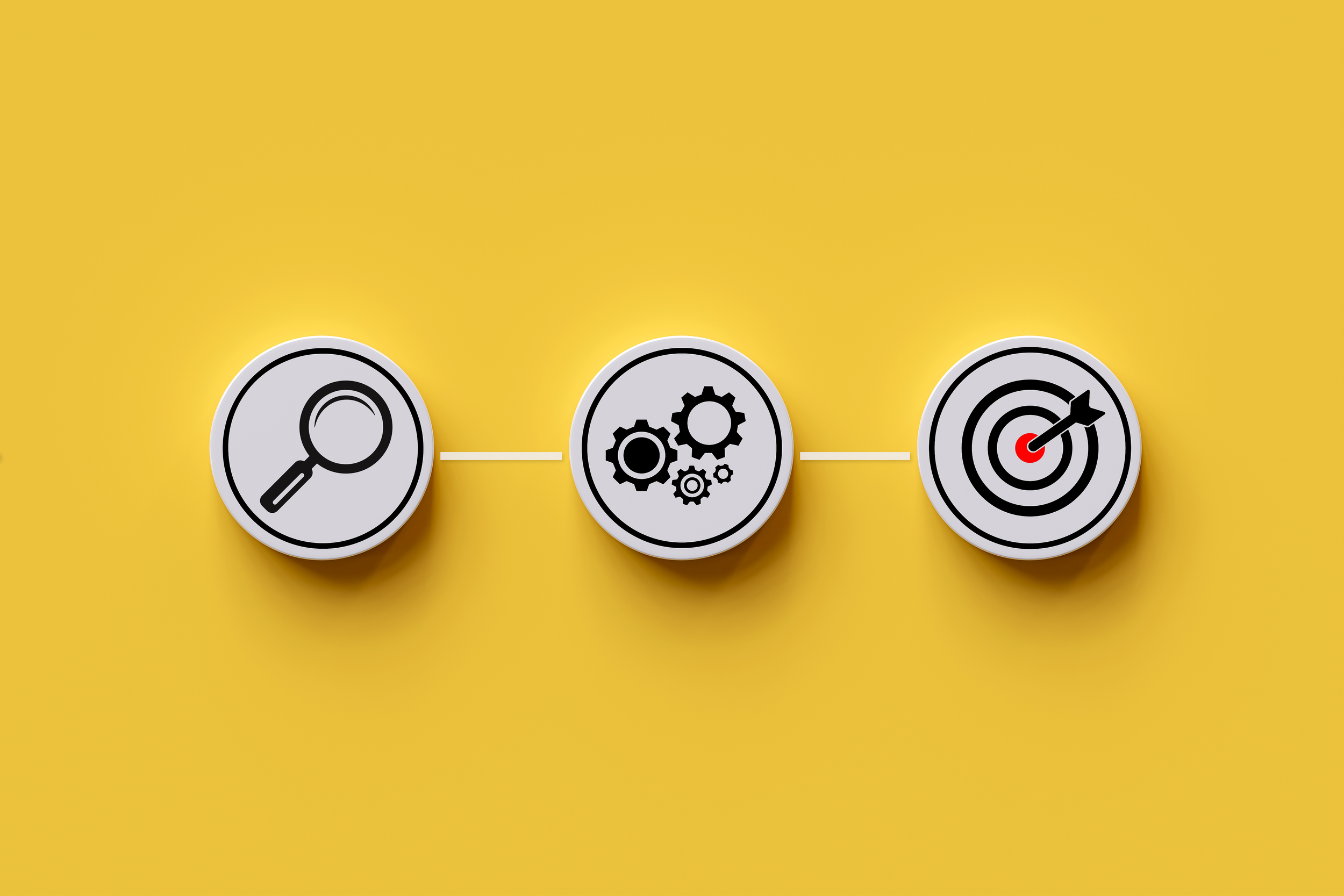 Business growth optimization process focused on visibility, qualification, and predictable results