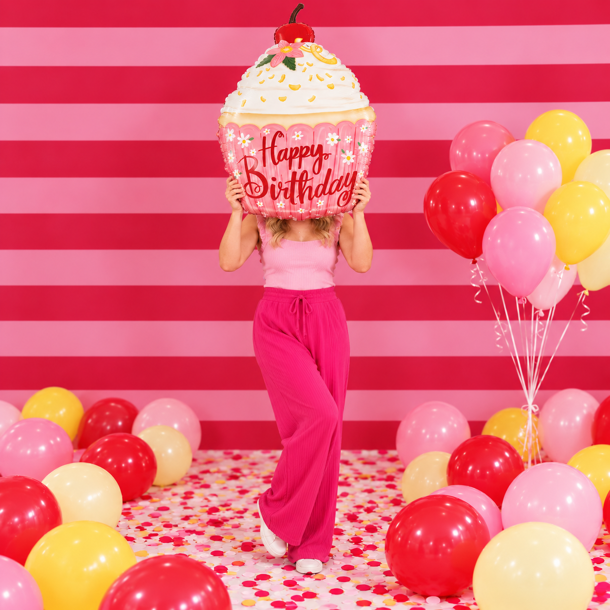 Cherry Cupcake Party - Betallic Balloons