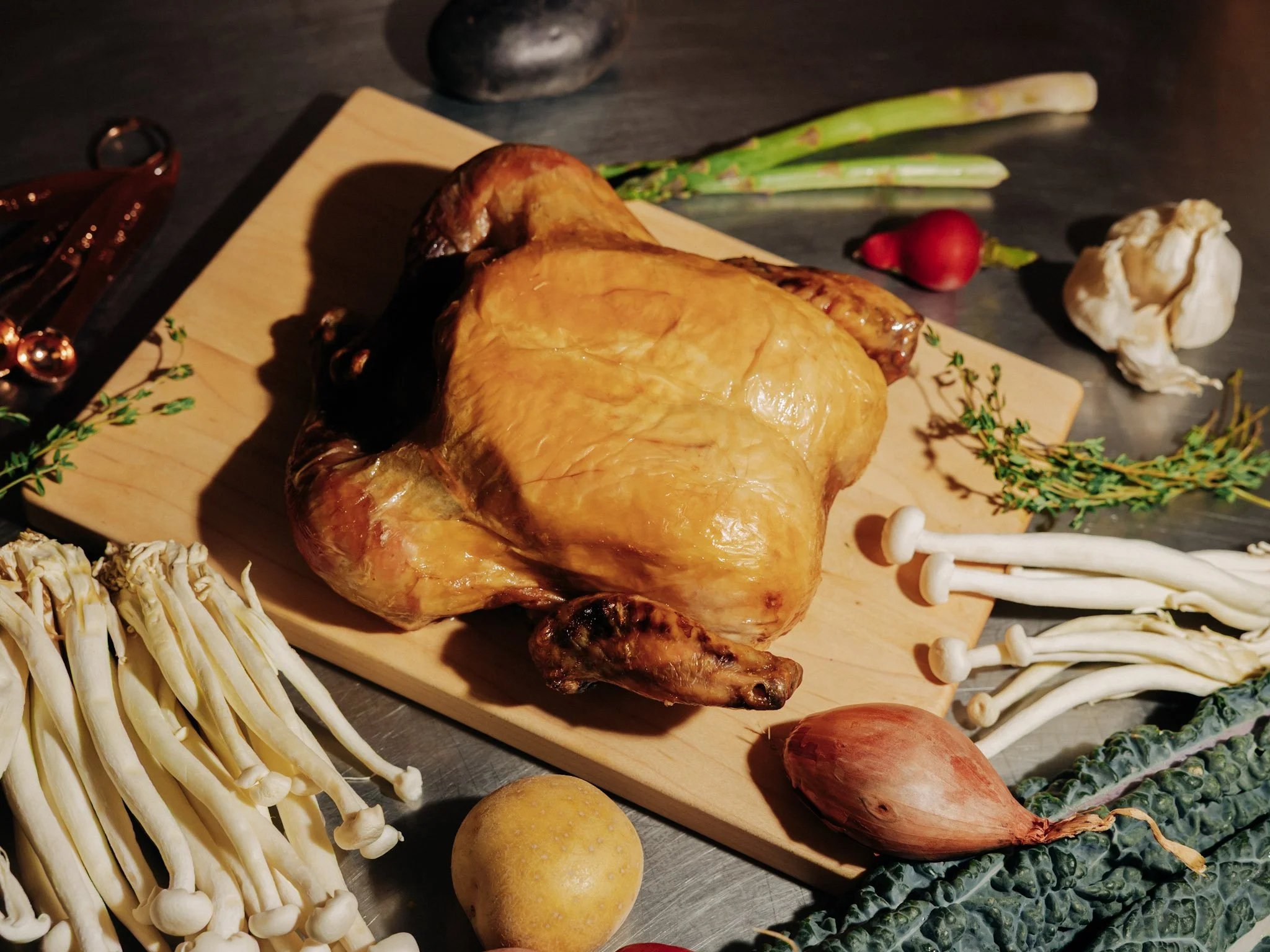 Roasted chicken