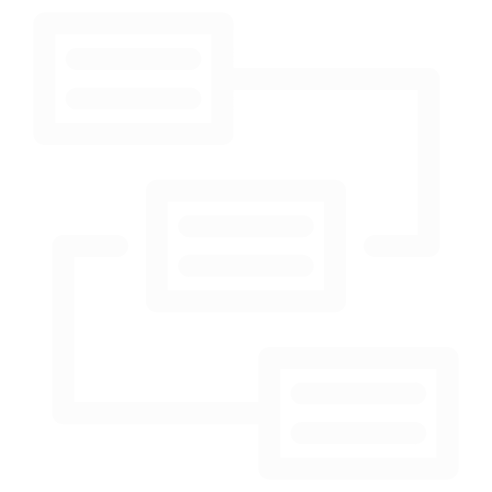 Icon representing connected files or documents linked together.