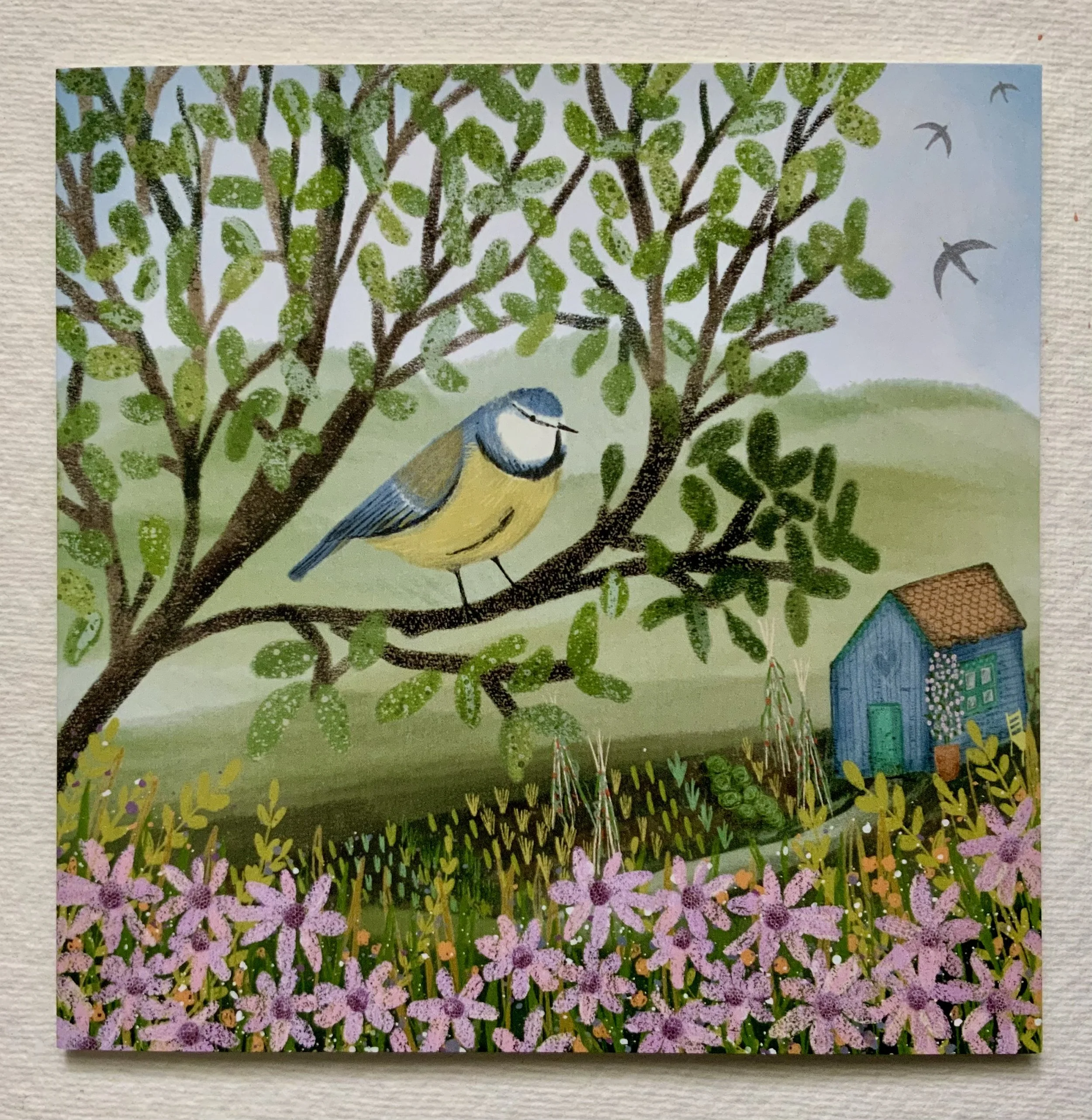 A Summer’s Day, blank Greetings Card