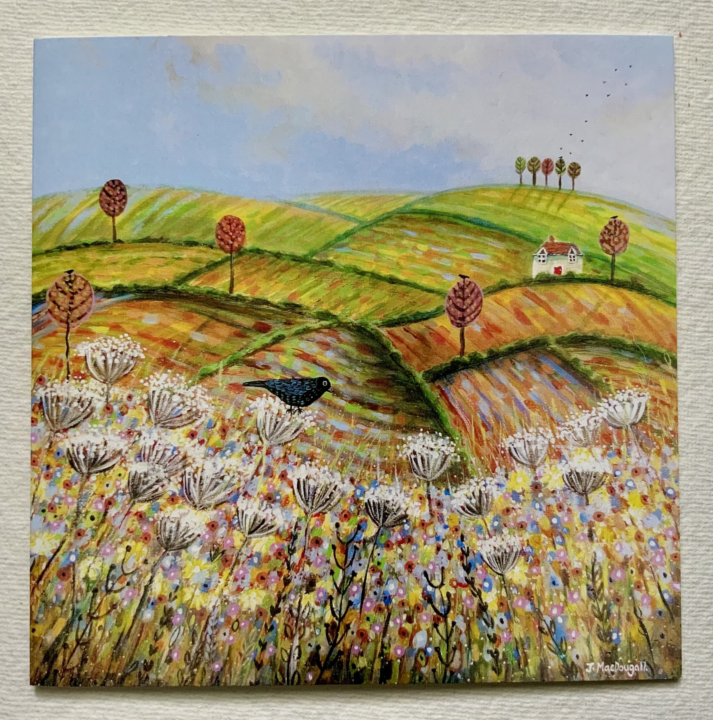 Russet Meadows, Blank Greetings Card