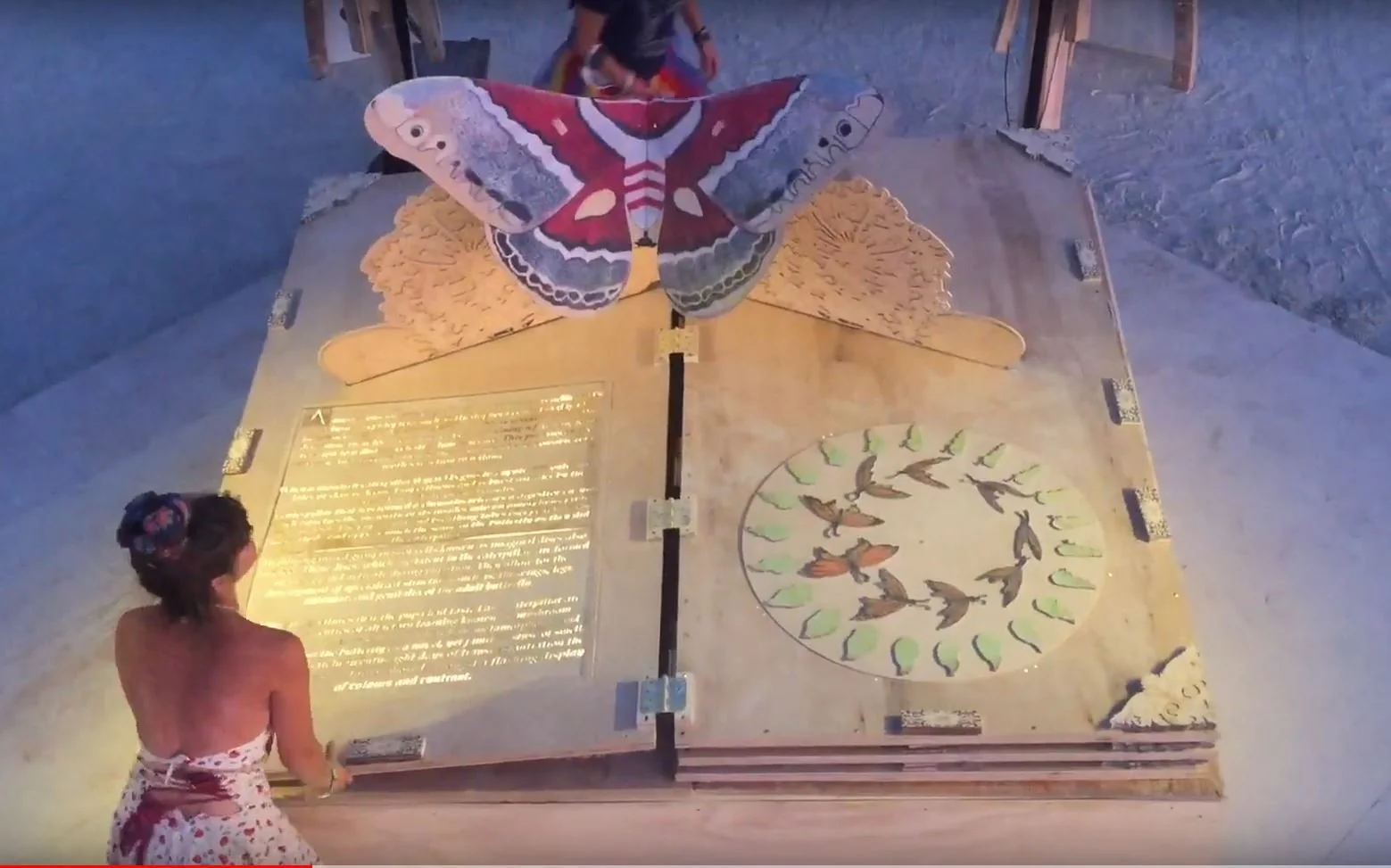 Giant pop book playa.JPG