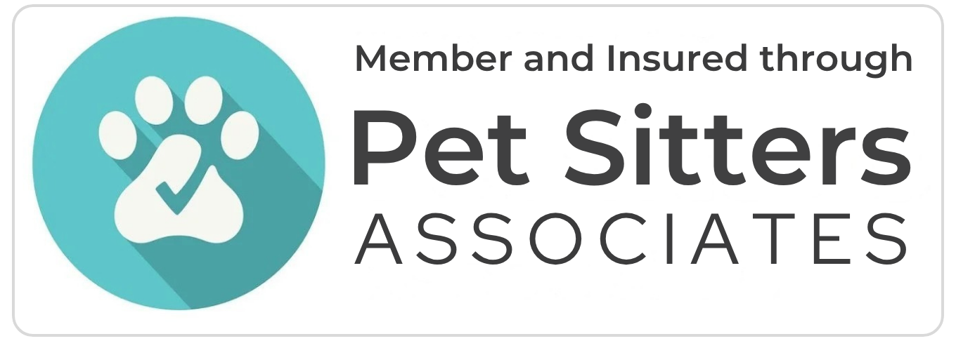 Bonded and Insured through Pet Sitter Associates