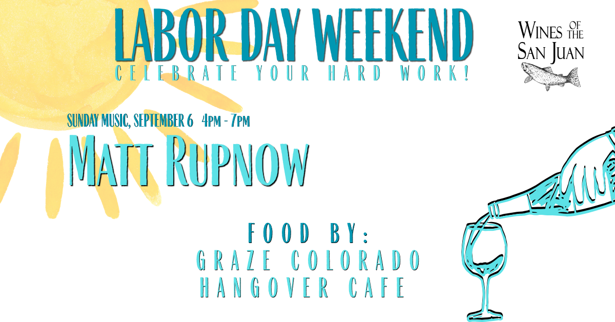 Matt Rupnow | Sunday Music in the Shade | labor Day Weekend