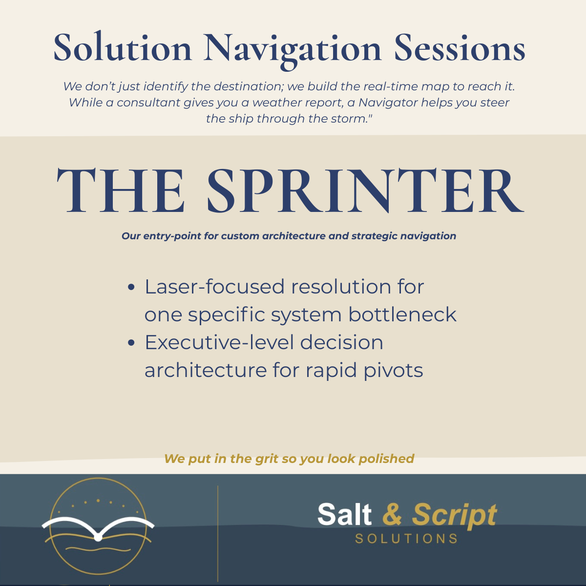 The Sprinter (15-minute FREE session)