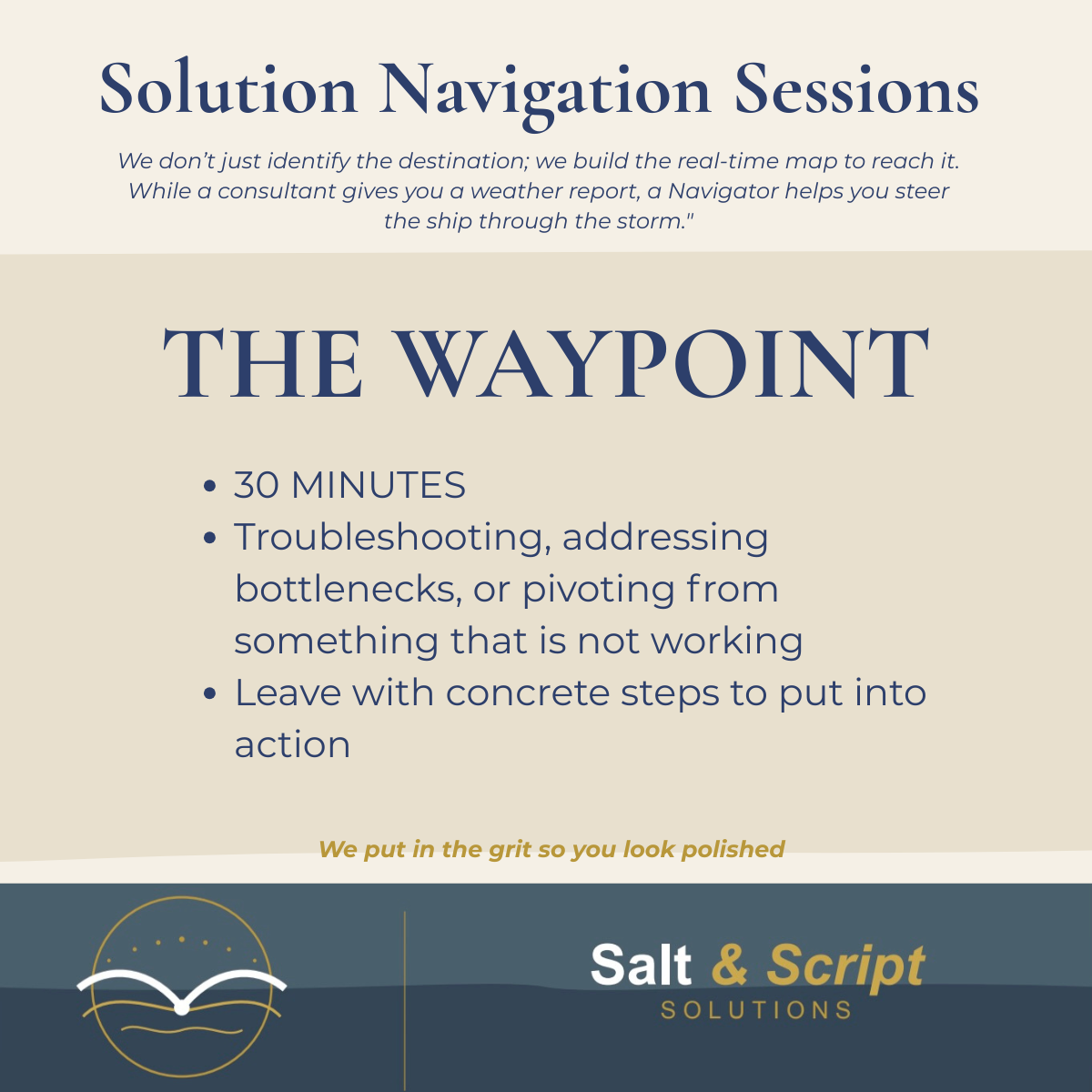 The Waypoint (30 min session)