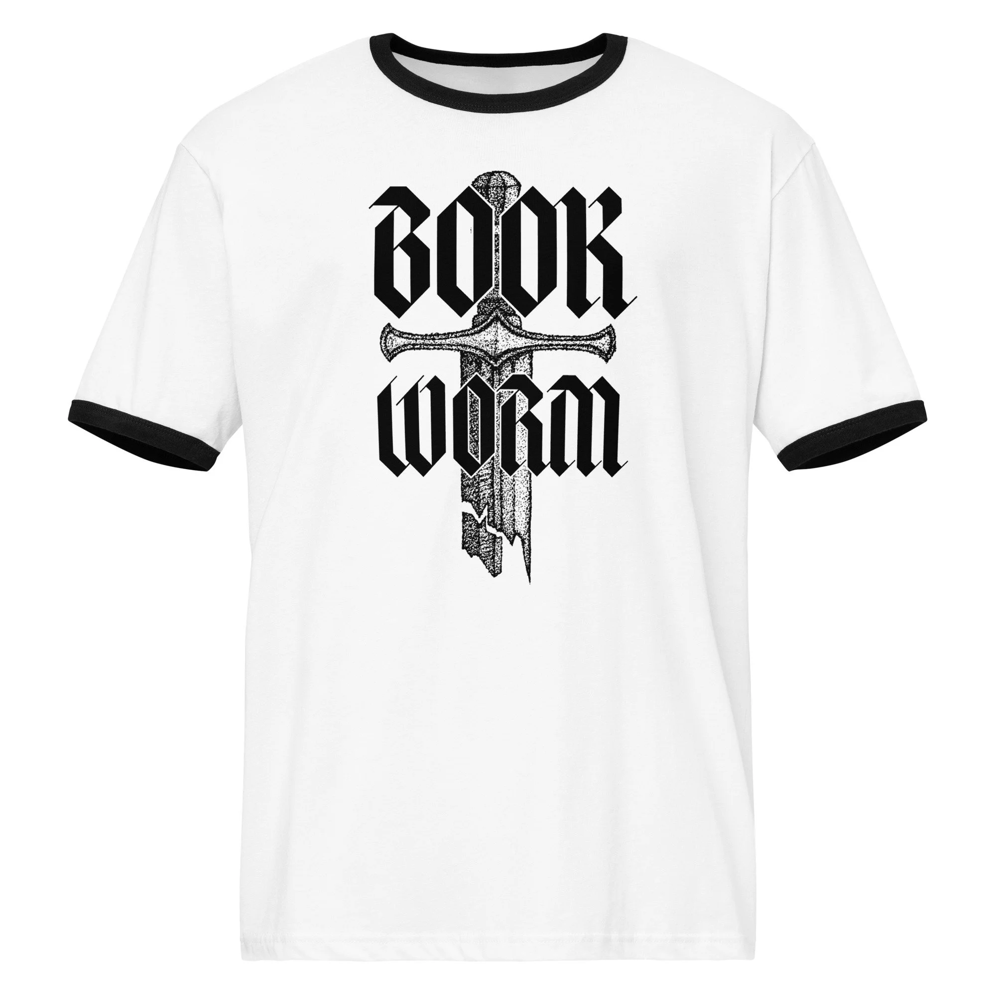 Medieval Bookworm Unisex ringer t-shirt (S-3XL)