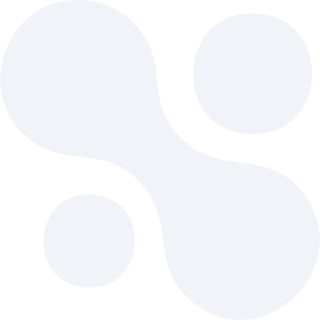 The image displays the logo of the social media platform, Tumblr, featuring five interconnected blue circles of varying sizes on a black background.