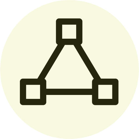 Structured process icon
