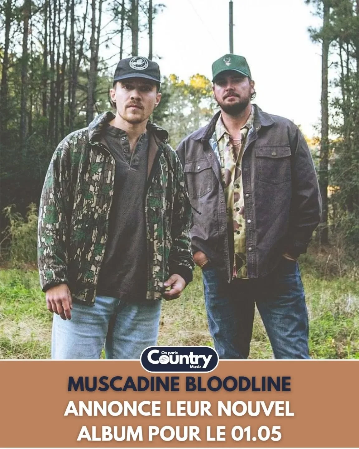 Pour f&ecirc;ter les 10 ans de leur album &ldquo;Porch Swing Angel&rdquo;, le duo @muscadinebline a annonc&eacute; la sortie de son projet &ldquo;The Sound Of Roses&rdquo; pour le vendredi 1er mai 💿

8 titres de leur r&eacute;pertoire y seront r&eac
