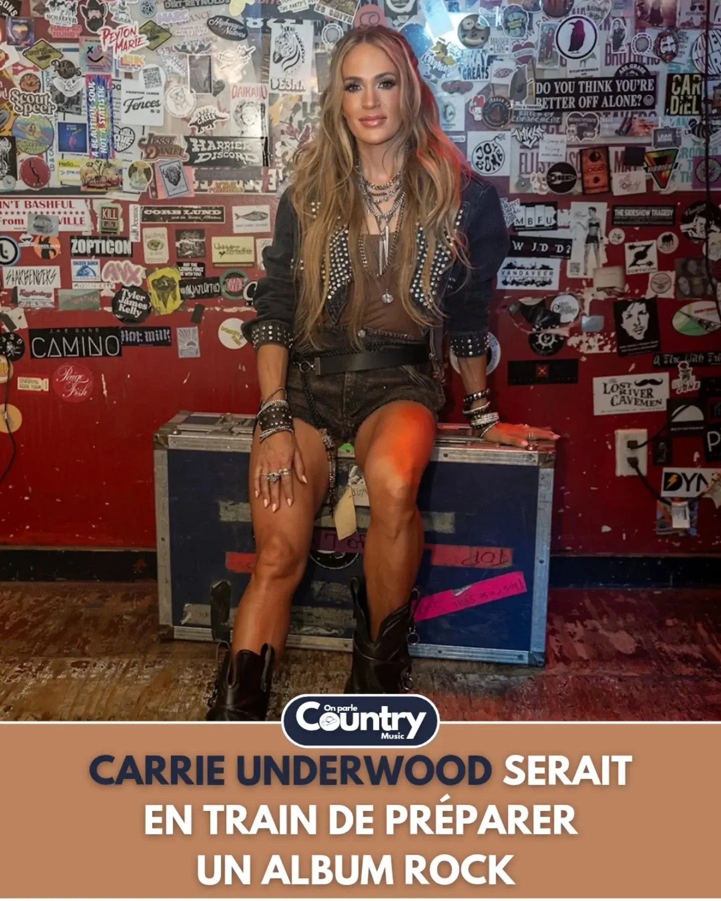 Selon TMZ, @carrieunderwood serait en train de pr&eacute;parer un nouvel album aux teintes rock, mentor&eacute;e par le l&eacute;gendaire Axl Rose, leader du groupe Guns N'Roses 🎸

Affaire &agrave; suivre... 👀

#onparlecountrymusic #countrymusicfra