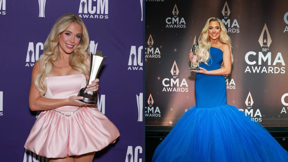 Illustration des victoires de Megan Moroney aux ACM Awards et CMA Awards en 2024
