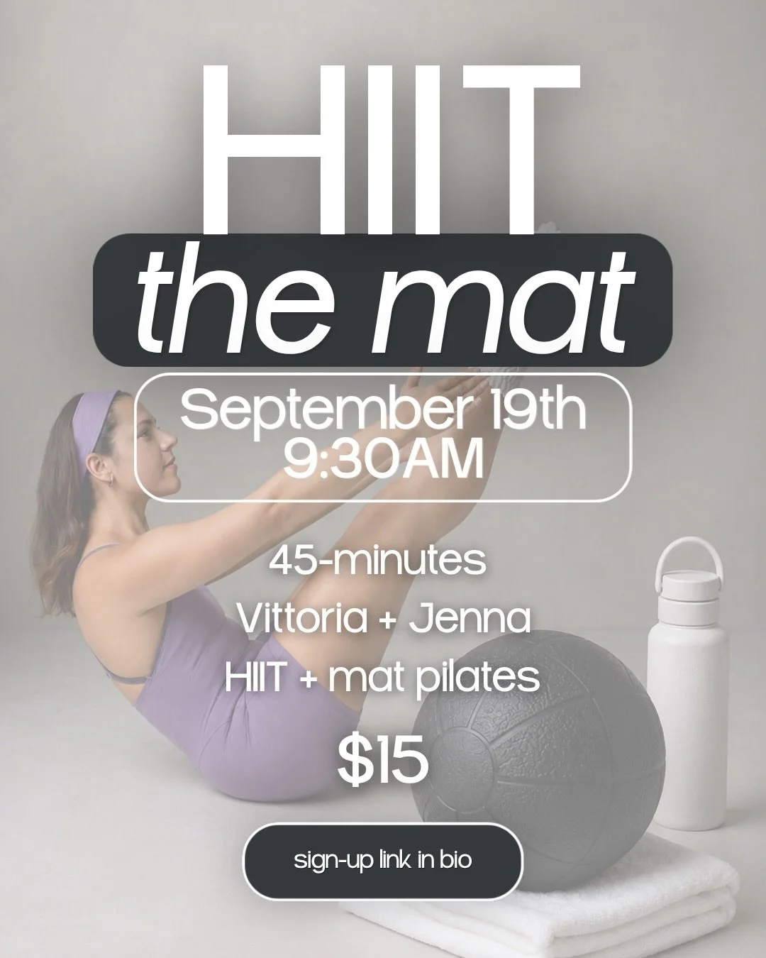 September 19th, let&rsquo;s start the day together. 🤝

HIIT THE MAT &mdash; a morning of movement, community &amp; local love at Milo&rsquo;s House.

Meet @miloshousewpb and join the @girlswhowalkwpb for a walk through Howard Park. Head back to the 