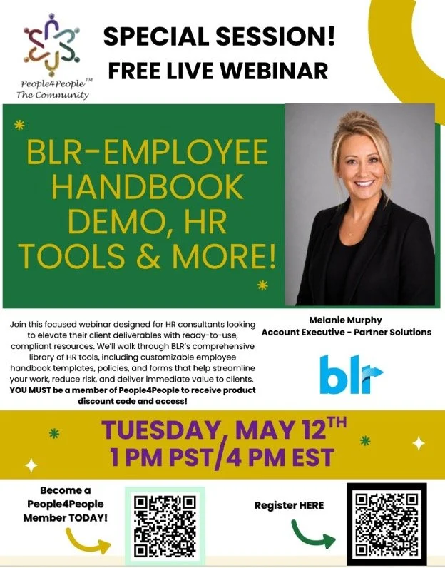 Free BLR Employee Handbook Demo &amp; HR Tools Webinar for HR Consultants