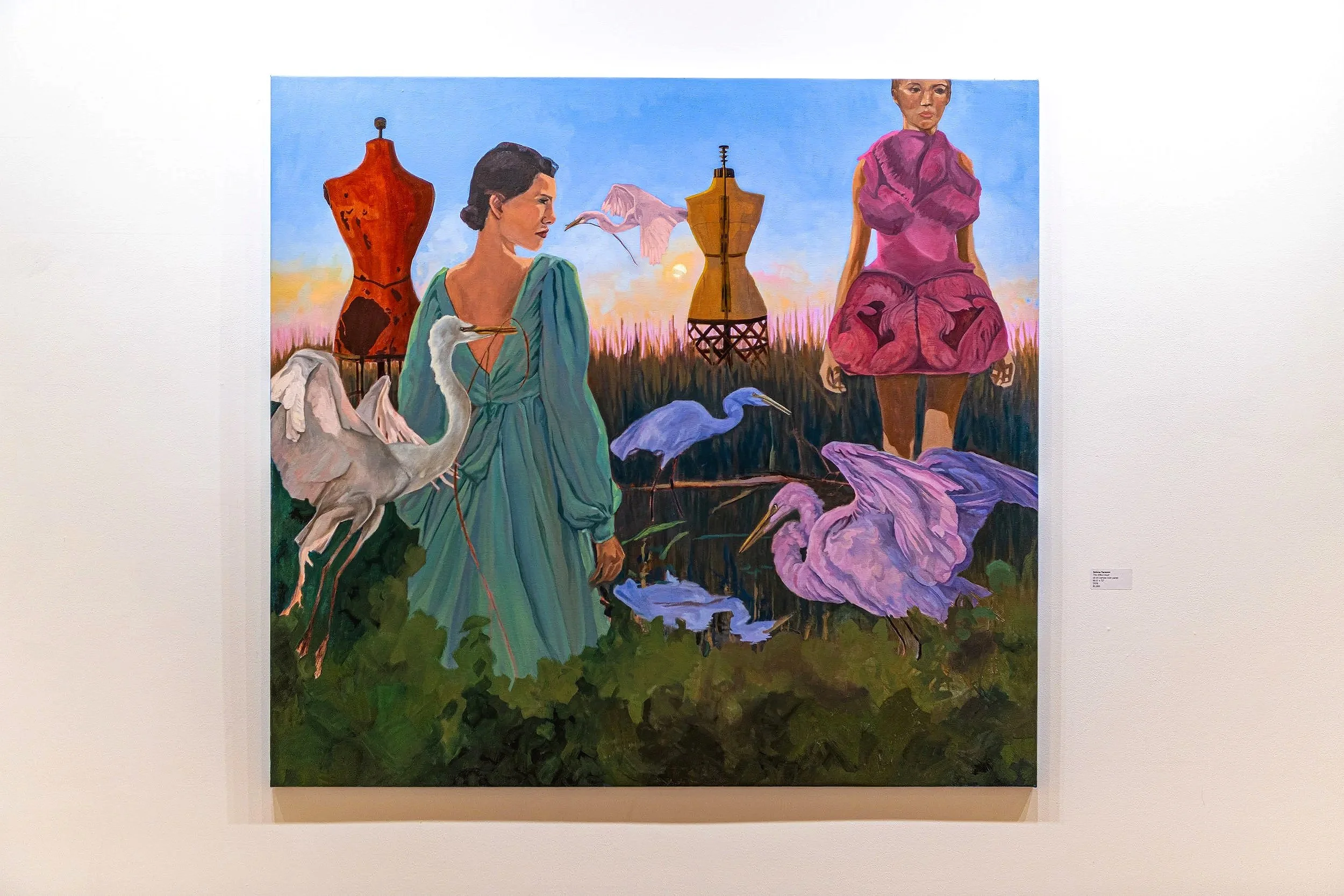 The Effect Itself, oil on canvas stretched over panel, 66.5" x 72", 2026