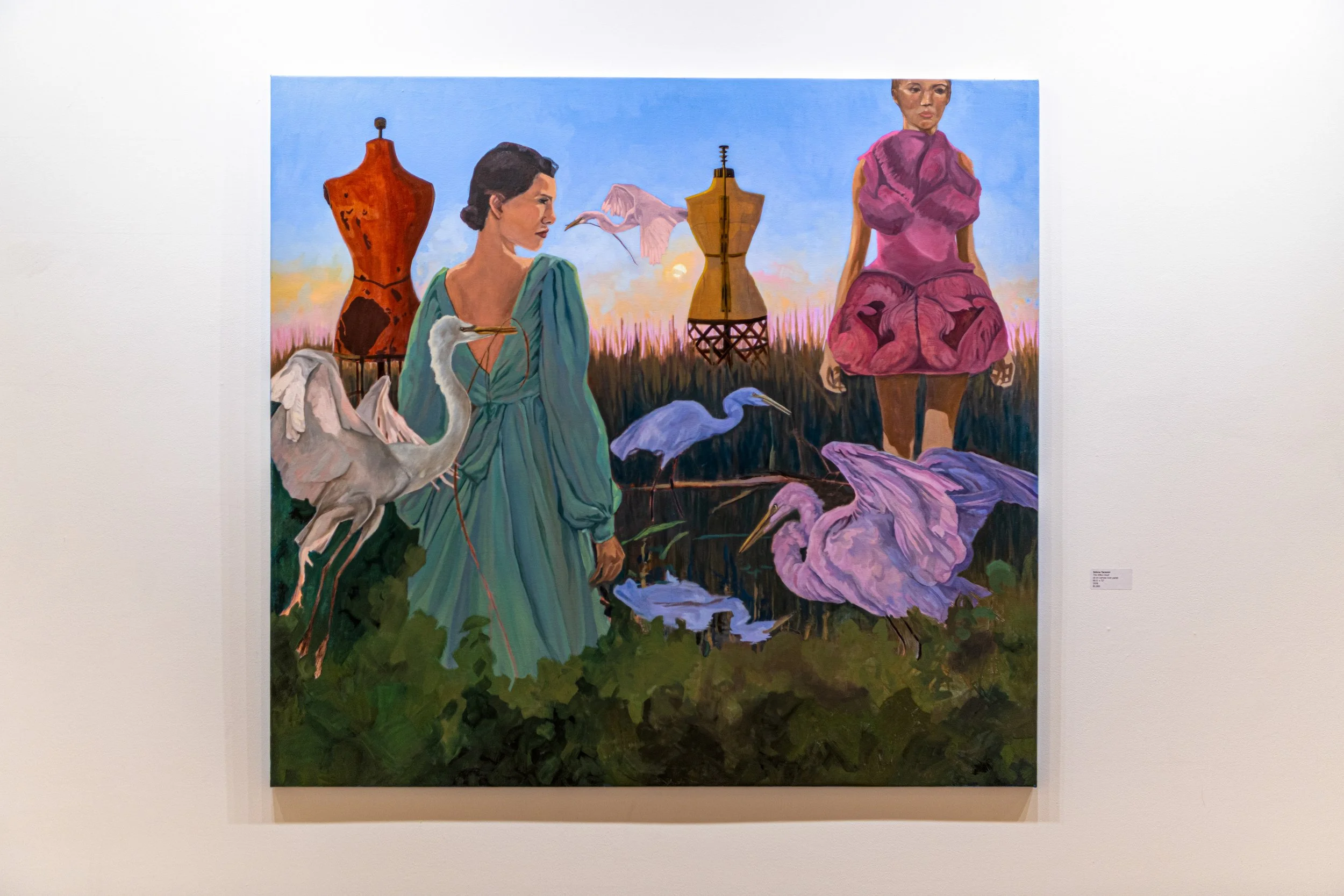 The Effect Itself, oil on canvas stretched over panel, 66.5" x 72", 2026