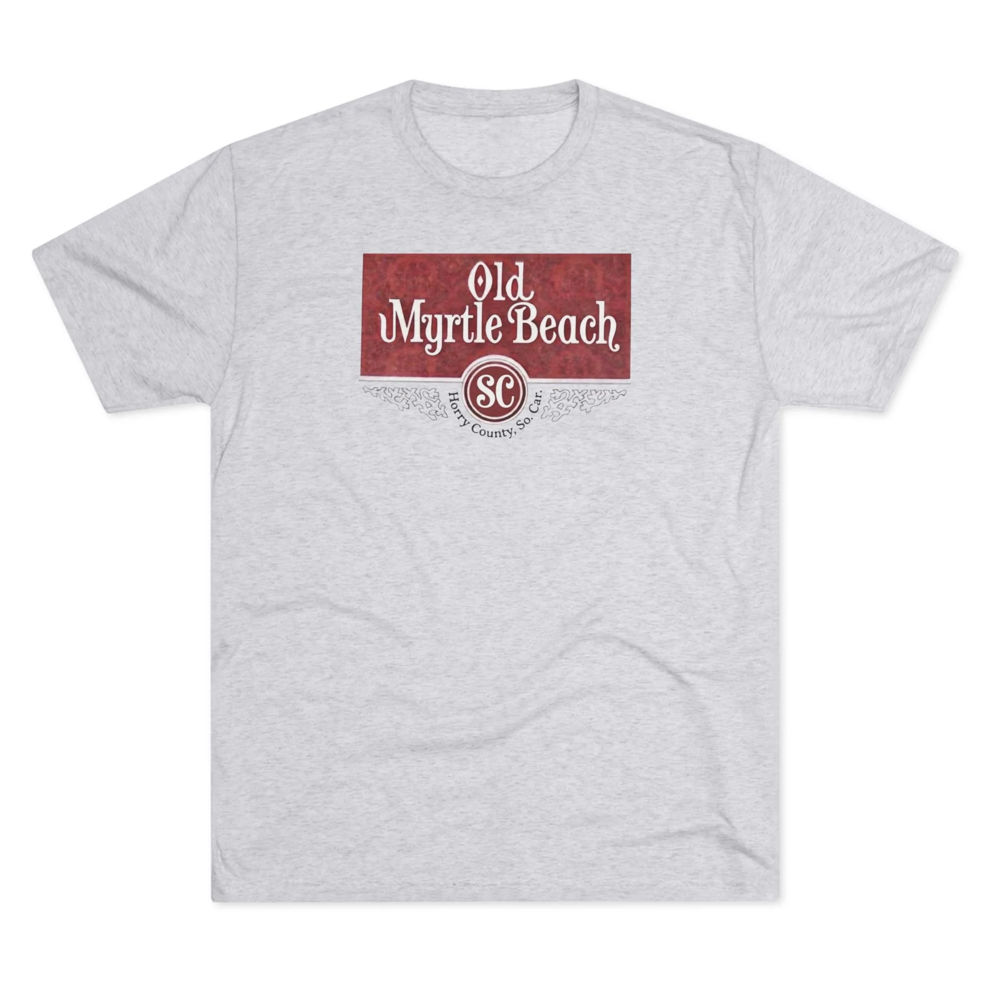 "Old Myrtle Beach" (Unisex) Vintage Logo Tri-Blend Graphic Tee