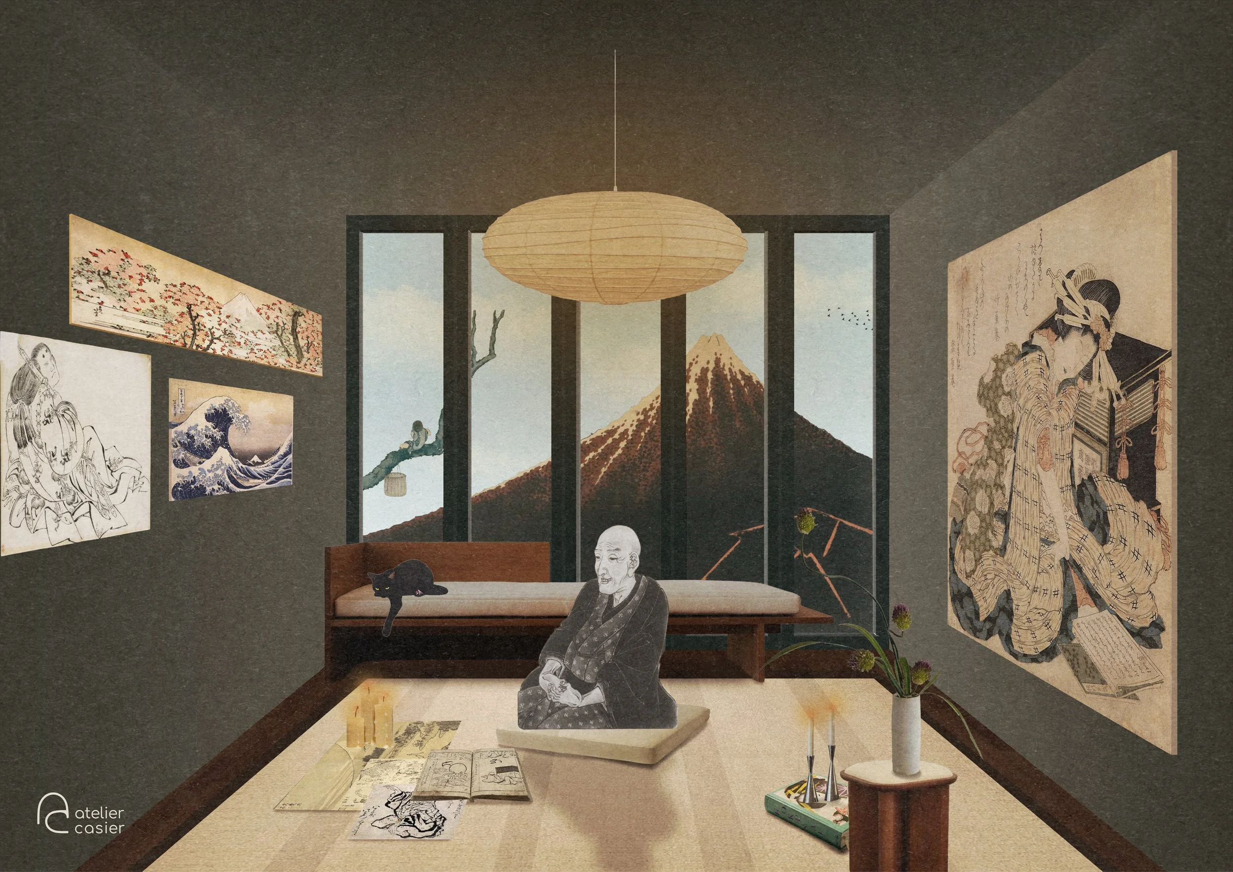 atelier casier Katsushika Hokusai.jpg