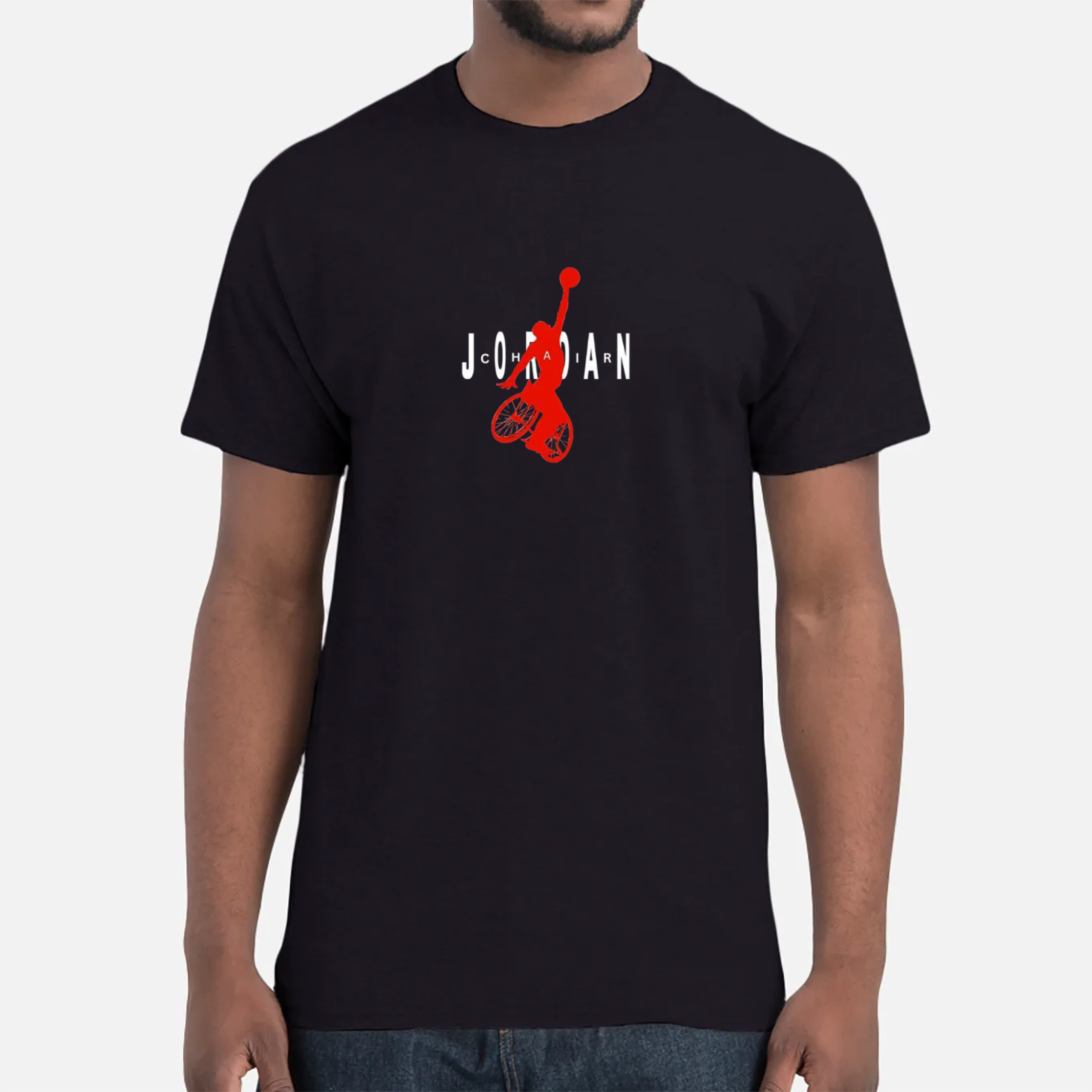 Chair Jordan Wheelchair Basketball T-Shirt Unisex (Adult & Kids)