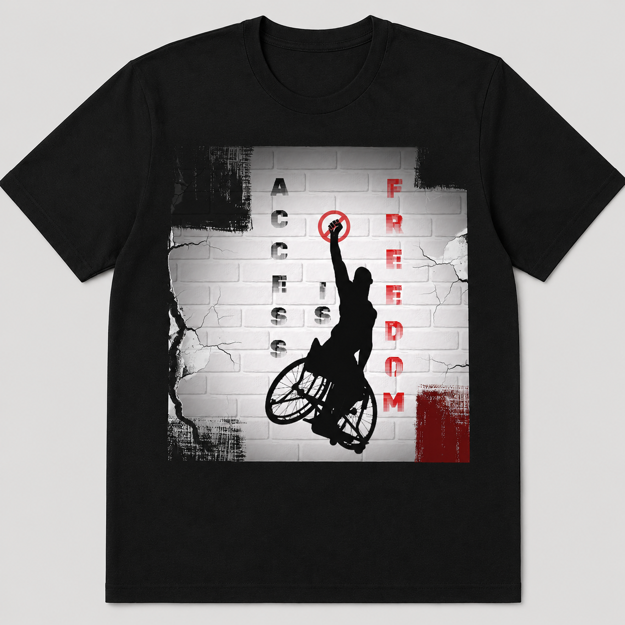 ROLLING SPORTS — ACCESS FREEDOM graphic tee by Rolling Sports.