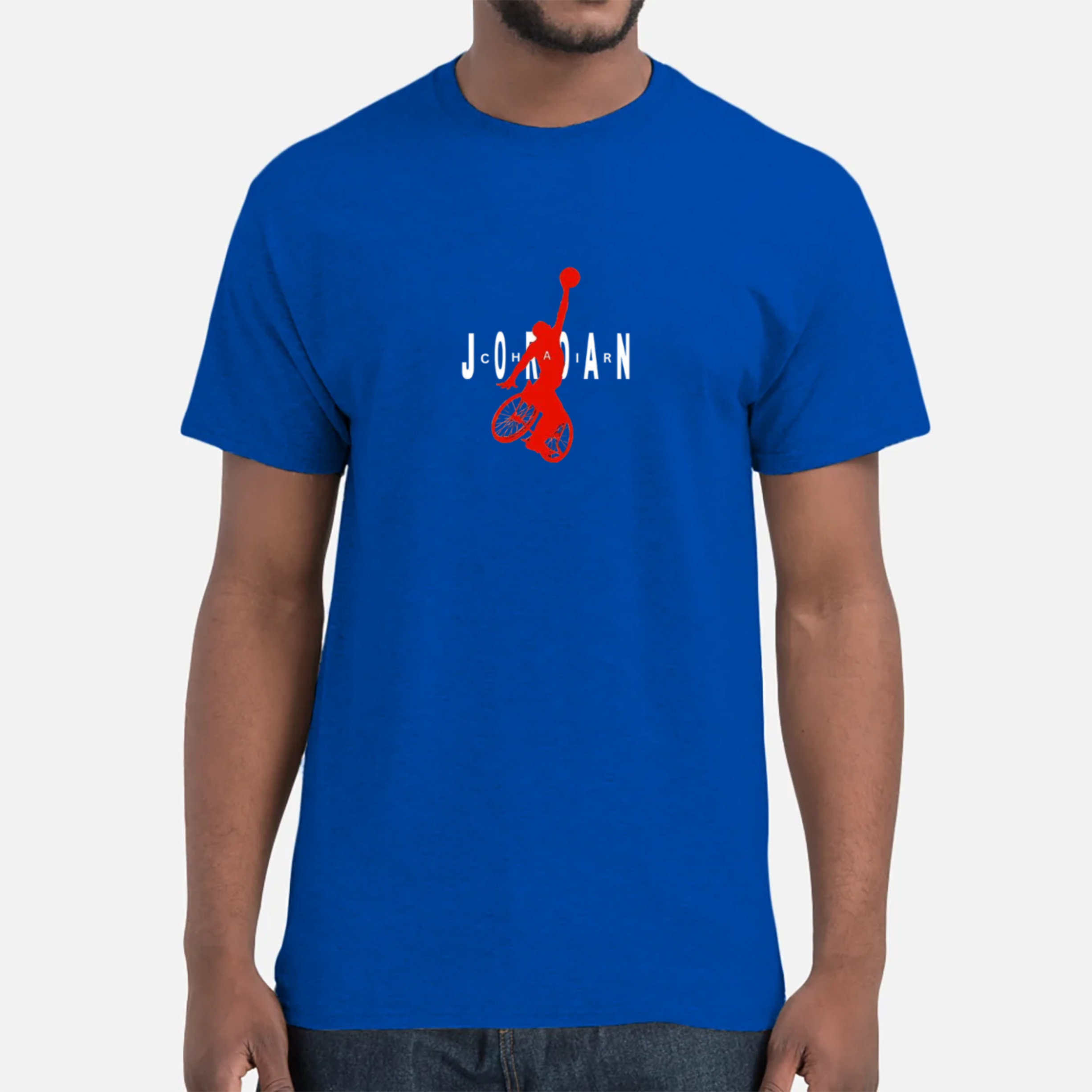 Chair Jordan Wheelchair Basketball T-Shirt Unisex (Adult & Kids)