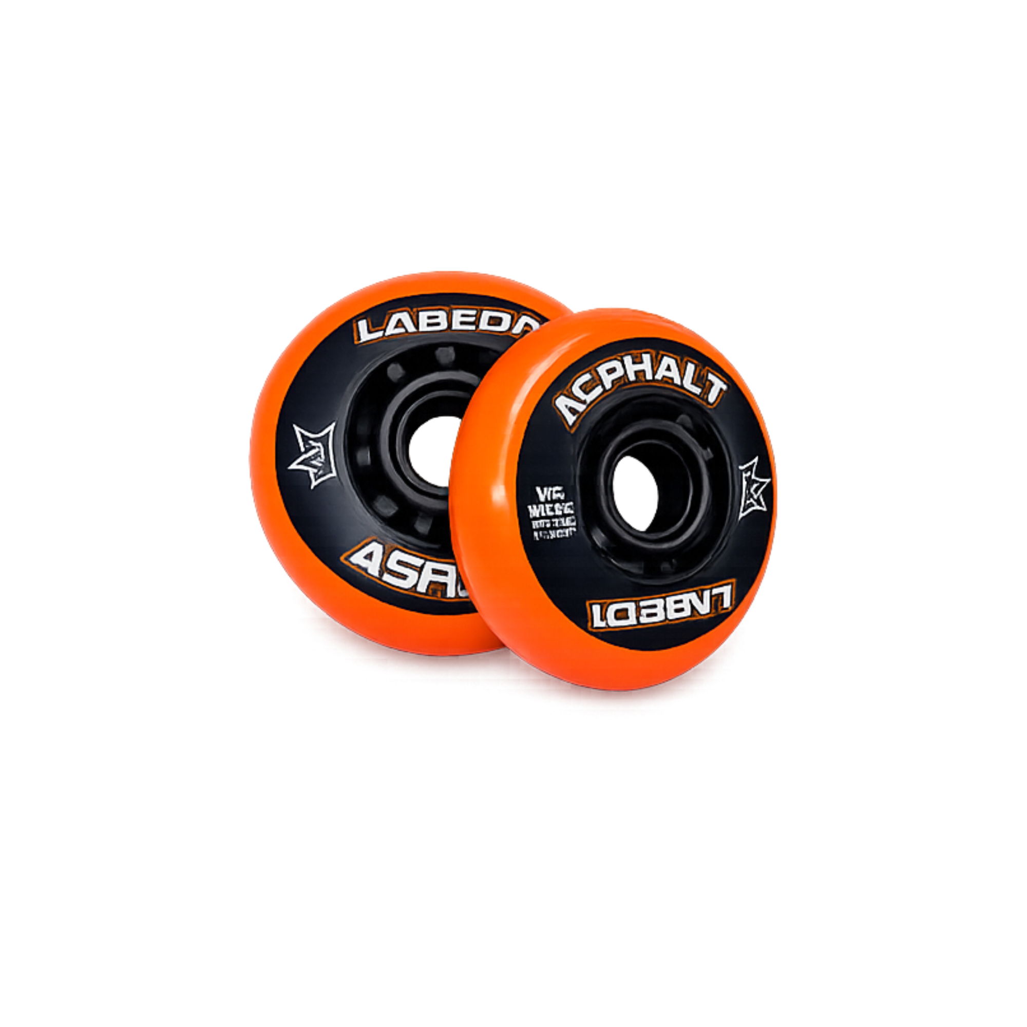 72mm Orange Castor Wheels 85A. Option to have fitted with choice of 3 bearings.