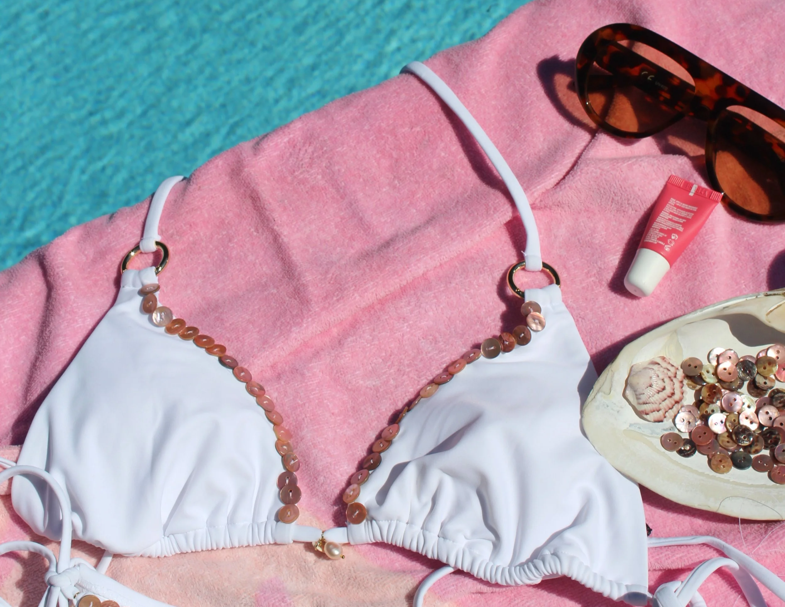 Mermaid Bikini Top - Pink