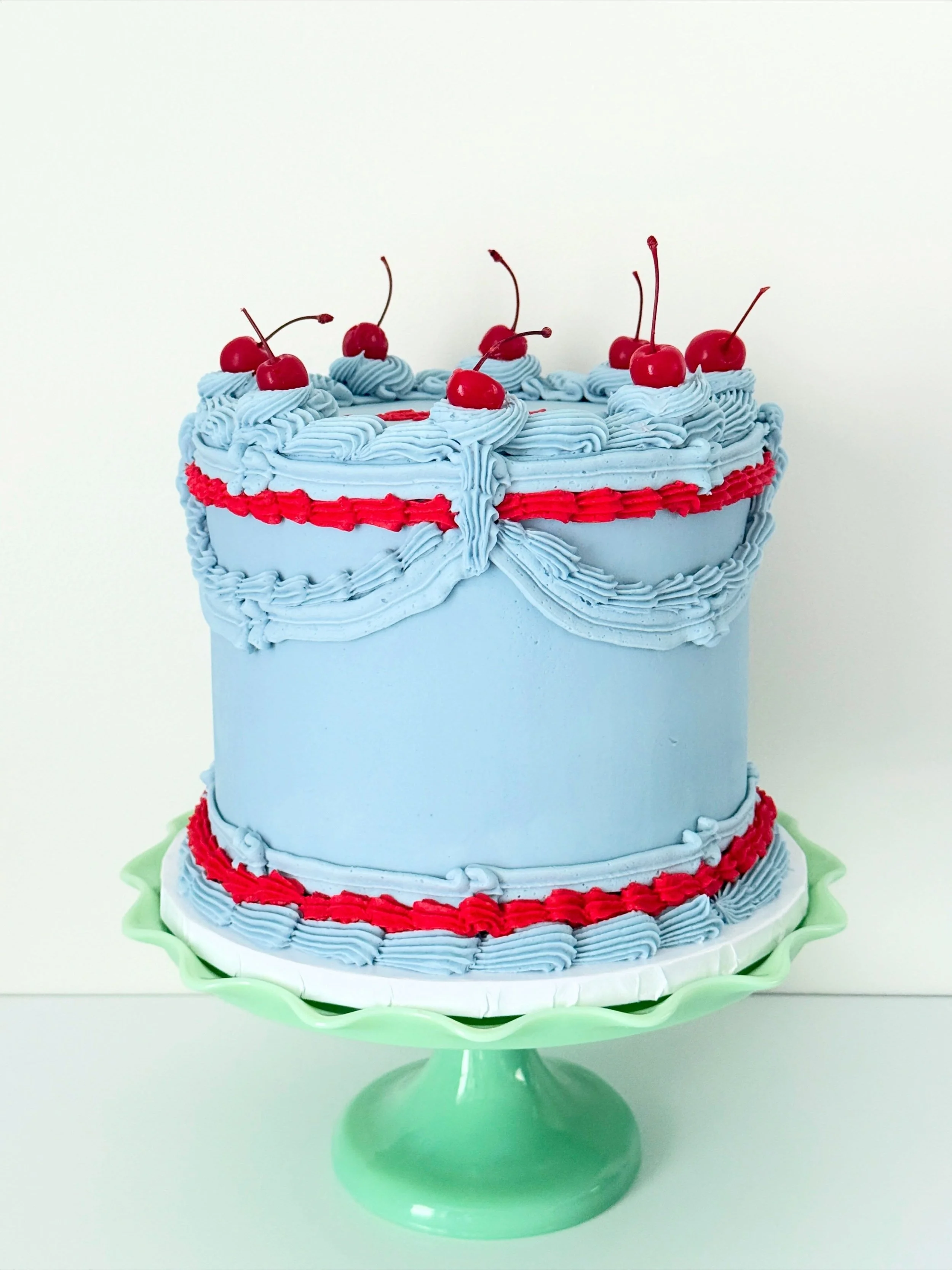 Our little cherry on top 🍒 

8&rdquo; cookies and cream cake with chocolate ganache 

#cakedesign #ourlittlecherryontop #babyshowercakes #designercake