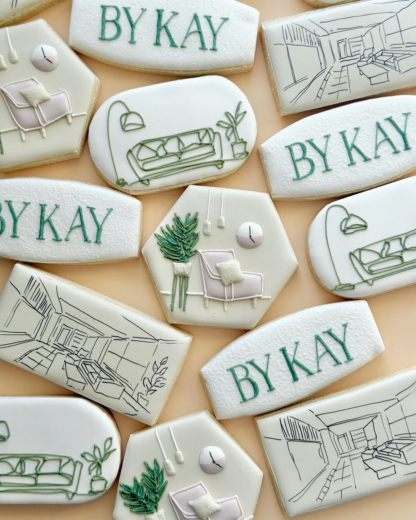 Interior dets for a recent design grad 🪴 

#interiordesign #customcookies #designercookies