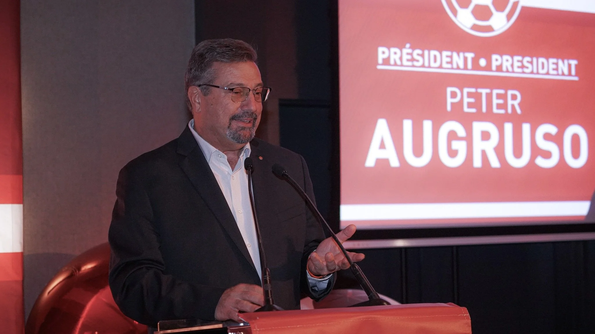 Canada Soccer President Peter Augruso