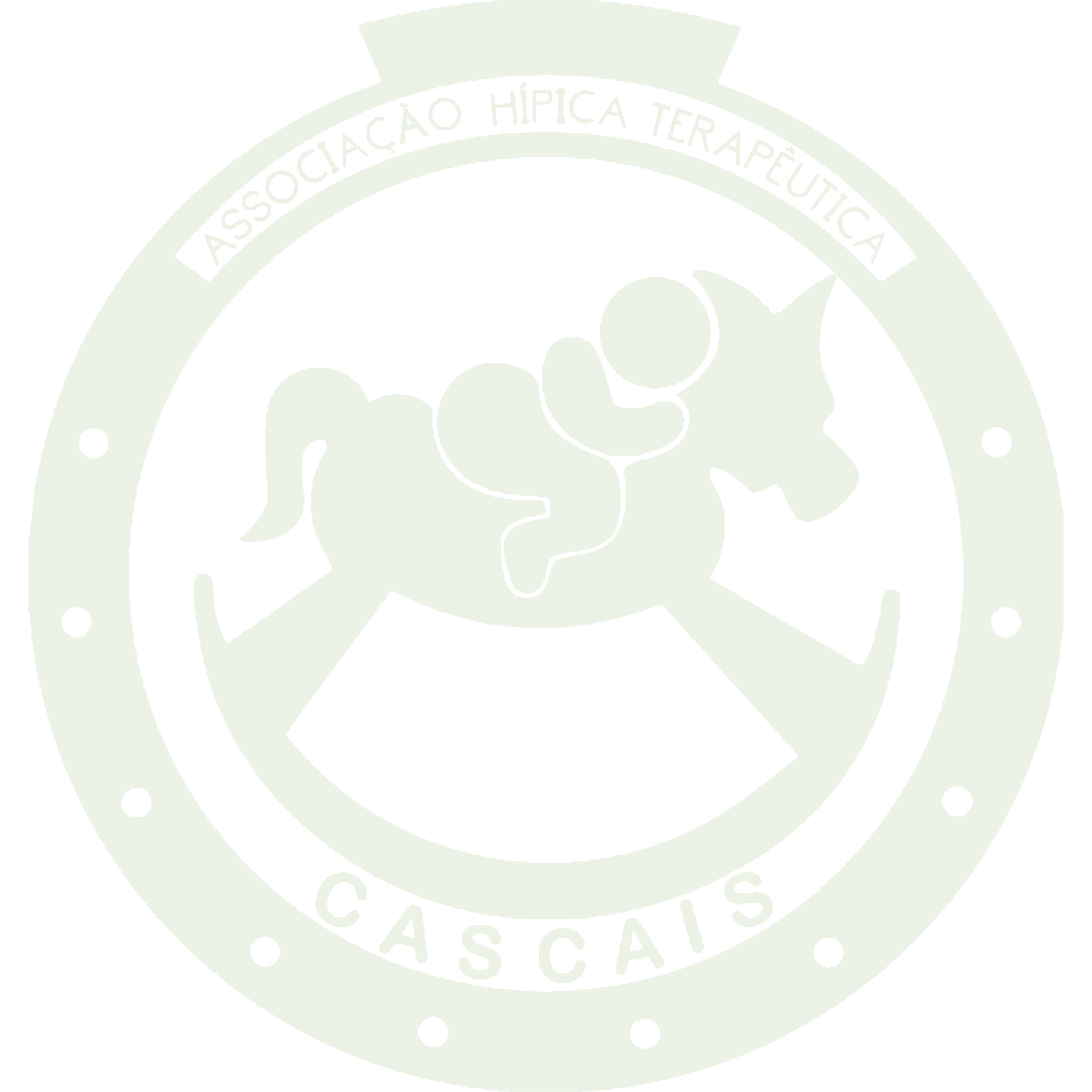 Logo of the California Association of Hispanic Therapists featuring a circular design with a stylized human figure holding balloons and the organization's name.