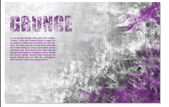 This title poster was created for my section of a college art gallery exhibition, embodying the visual and cultural elements of the grunge aesthetic.